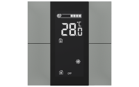 Interra ITR340-1405 iSwitch+ - 4-кнопочный KNX контроллер с ЖК-дисплеем, пластик, серый