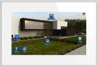 Besknx DS241100WH Сенсорный цветной дисплей, PPKL4, цвет: Белый