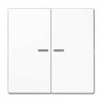 Jung SPLS 10921 STRF WW KNX RF кнопка, 2 группы, Цвет: Белый, оттенок: Без оттенка