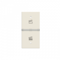 ABB N2121.9 BL N2121.9 BL - Крышка рокера Символ сцены KNX - 1M - Белый