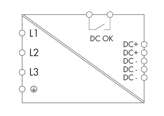 Wago 787-2744 Источник питания 24V DC (25...28), 40А Eco
