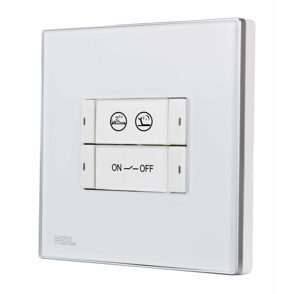 HDL M/P02.2-48 2-клавишная панель KNX, европейский стандарт (без шинного соединителя HDL-M/PCI.1)