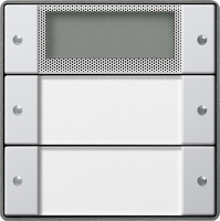 Gira 2142203 Комплект клавиш, 2 шт. Plus, цвет: Алюминий, оттенок: Прозрачный