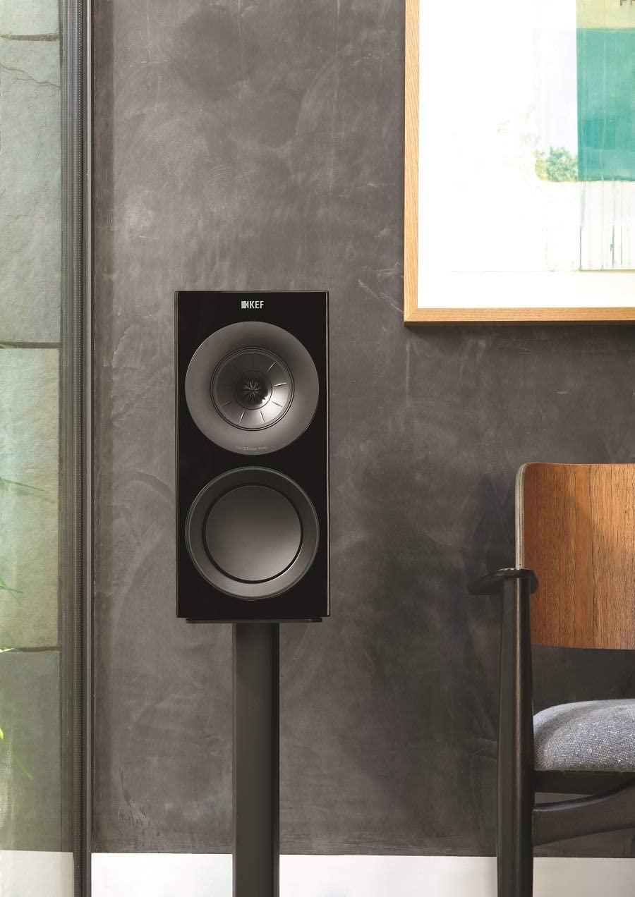Kef 191822 Полочная акустика KEF R3 Gloss Black, цвет: Чёрный