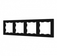 Zennio 980000405 ZS55. 4-постовая рамка, цвет: антрацит