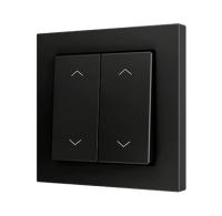 Zennio ZS55CSOFT24SHA Накладка на двухклавишный выключатель KNX Soft Push Button с иконками вверх / вниз