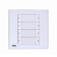 HDL M/P04.2-A2-48 4-клавишная панель KNX, европейский стандарт (без шинного соединителя HDL-M/PCI.1-A)