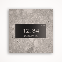 Tense KNX_INFSCDGL4 Сенсорный выключатель KNX Infinity Stone Ceppo Di Gres Limestone 4F, цвет: Серый