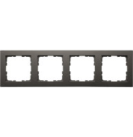 Jasmart Electric G1004Z Рамка G-Classic  4-постовая, цвет Мокко, G1004Z