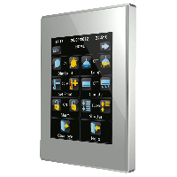 Zennio ZVI-Z41LIT-S Z41 LITE/Панель KNX, ёмкостной сенсорный TFT экран 4.1 дюймов, цвет: Серебряный