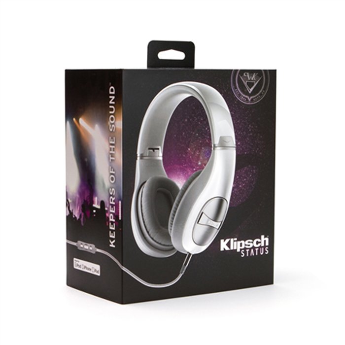 Klipsch 138339 Наушники Klipsch Status white, цвет: Белый
