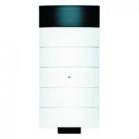 Berker 75665699 Инфракрасный клавишный сенсор B.IQ с регулятором температуры помещения, 5-канальный, цвет: Белый, оттенок: Полярная белизна, матовый