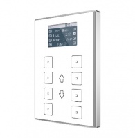 Zennio ZVI-TMDV-AW TMD-Display View / Контроллер комнатный KNX, 8 сенсорных кнопок, дисплей 1.8 дюймов с меню, цвет: Белый
