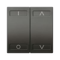 Schneider MGU5.531.12 4-кноп. выключатель с индикатором LED, цвет: Графит, оттенок: Лакированный