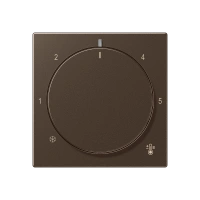Jung A 1749 BF MO Накладка для термостата, Лакированный термопласт, Серия A, цвет мокко