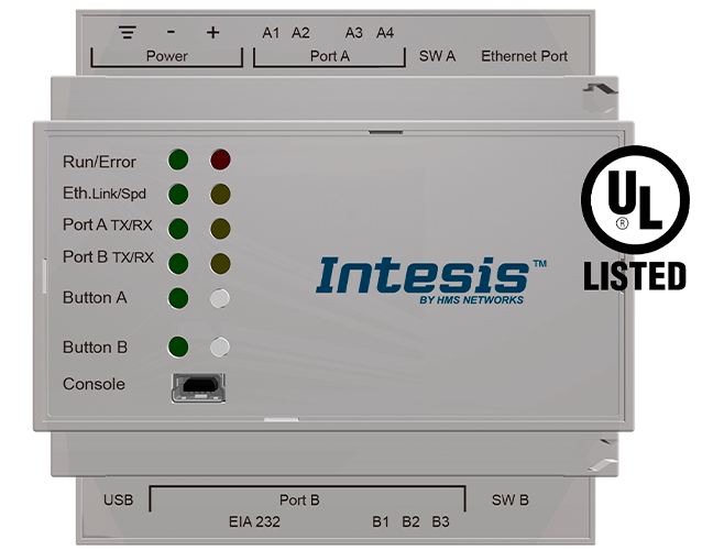Intesis INKNXLGE064O000 Системы LG VRF для интерфейса KNX