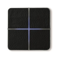 Basalte 204-13 Выключатель ENZO, black leather, FT