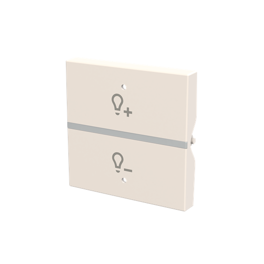 ABB N2221.8 BL N2221.8 BL - Крышка клавишного переключателя Символ диммера KNX - 2M - Белый
