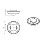 B.E.G. 93544 Мультисенсор PD2N-BMS DALI-2, цвет: белый, похожий RAL9010