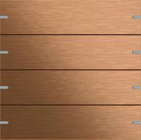 Gira 502438 Клавиша 4-ная для сенс. выкл.Gira 4 KNX, цвет: Бронза
