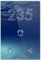 BESKNX PL221200BL/D Cubik-VH Сенсорная панель вертикальная с индикаторами, цвет: Чёрный