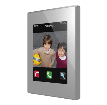 Zennio ZVI-Z41COM Цветная емкостная сенсорная панель с видеодомофоном. Z41 COM