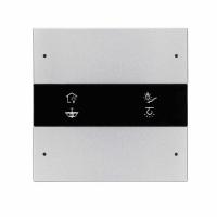 HDL M/P2R.1-483 4-клавишная панель KNX серии Granite, арктическое серебро (без шинного соединителя HDL-M/PCI.1-A)