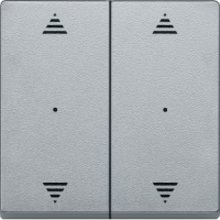 Schneider MTN625860 Клавиша для модуля 2-кнопочного выключателя, SM, цвет: Алюминий, оттенок: Лакированный, матовый