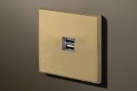 Lithoss USB-розетка Void USB Brass, Цвет: Латунь