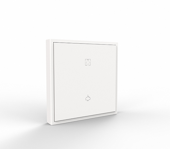 HDL HDL-M/PT1RB.1V2 2-клавишная панель KNX серии Tile EU 2.0, пластик (без рамки и шинного соединителя HDL-M/PTCI.1)