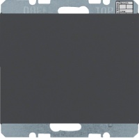Berker 75441375 KNX CO2-Датчик с регулировкой уровня влажности и температуры, K.x, цвет: Антрацит, оттенок: Матовый лак