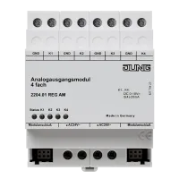 Jung 2204.01 REGAM Аналоговый выходной модуль, 4 канала