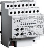 Gira 215800 KNX Исполнительное устройство отопления 6-местное