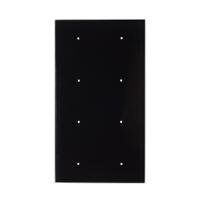 Tense KNX_INTGB8 Сенсорный выключатель KNX Intensity Glass Black 8F, цвет: Чёрный