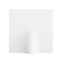 Zennio ZS70CCOMW ZS70, Крышка кабельного вывода 70x70 мм, Матовый белый