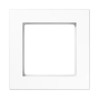 Jung AC 581 WW Рамка 1-ная, вертикальный и горизонтальный монтаж, duroplastic, A CREATION, белый