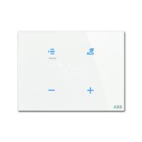 ABB TR/U.3.1-CG Терморегулятор Tacteo, горизонтальный, белое стекло, цвет: Белый