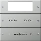 Gira 2142602 Набор клавиш двойн. Plus с возможностью нанесения надписиSystem 55