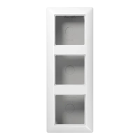 Jung AS 583 A WW Накладная коробка 3-ная, duroplastic, Серия AS, белый