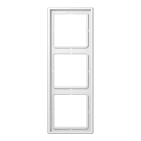 Jung LS 983 WW Рамка 3-ная, вертикальный и горизонтальный монтаж, duroplastic, LS 990, белый