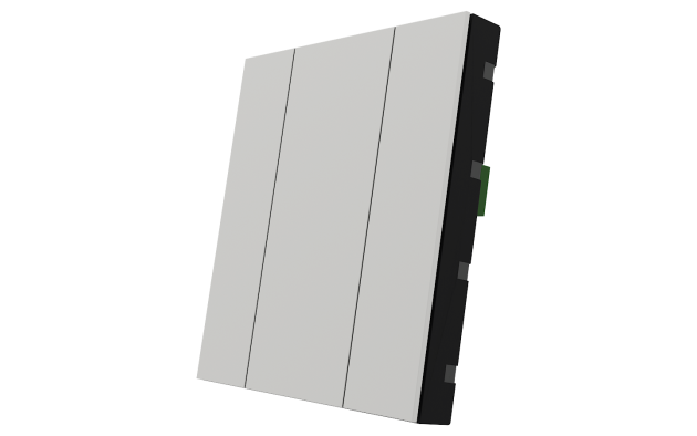 Interra ITR340-0203 iSwitch+ - 2-кнопочный KNX выключатель, пластик, белый