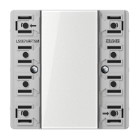 Jung LS 5074 RF TSM KNX радио кнопочный модуль, 4 группы