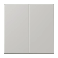 Jung LC 995 205 Качеля 2 группы, Дюропласт лакированный, Серия LS, gris clair 31 (32013)