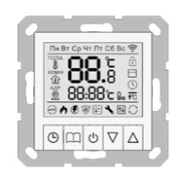 Jasmart Electric G4101W Терморегулятор электронный 250В, 16А в комплекте с датчиком (4м, 5х20мм), цвет белый глянцевый, G4101W