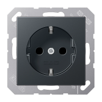 Jung A 1520 BF ANM SCHUKO®-розетка, 16 A 250 В ~, thermoplastic lacquered, Серия A, матовый антрацит