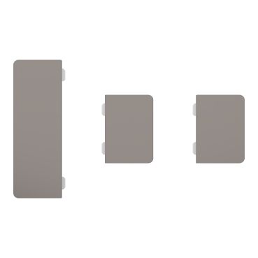 Schneider MTN6193-6050 Кнопка, KNX, Merten System Design, 3-клавишная, клавиши, никель-металлик