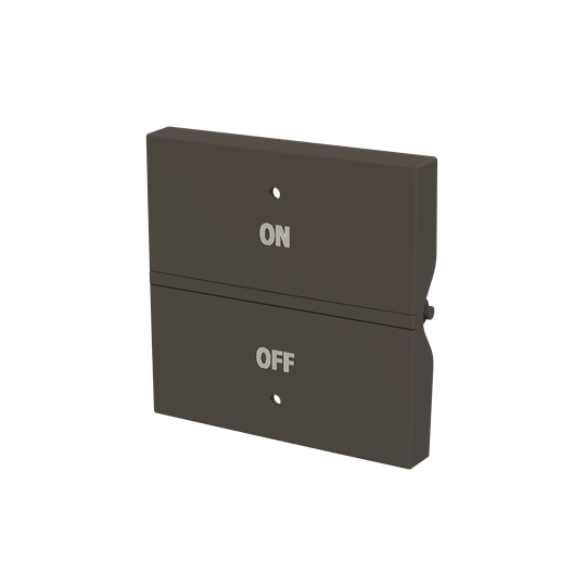 ABB N2221.5 AA N2221.5 AA — Крышка рокера Символ KNX On/Off — 2M — Total Anthracite