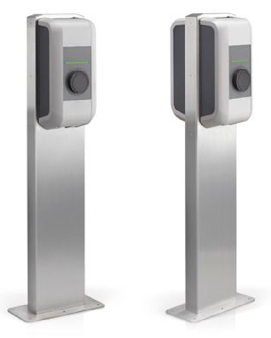 ABB 004-001-00002 Зарядная станция EVLunicWallbox W23, цвет: Серый, оттенок: Светлый