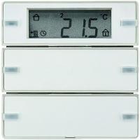 Berker 75662722 Клавишный сенсор с шинным соединителем, RTR, с дисплеем и полем для надписей, 2-канальный, Q.х, цвет: Белый