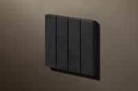 Lithoss Выключатель Aesteem Aesteem Textured Black, Цвет: Черный ,оттенок: Текстурированный